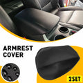 Leather Center Console Lid Armrest Cover for Ford Explorer (2011–2018)