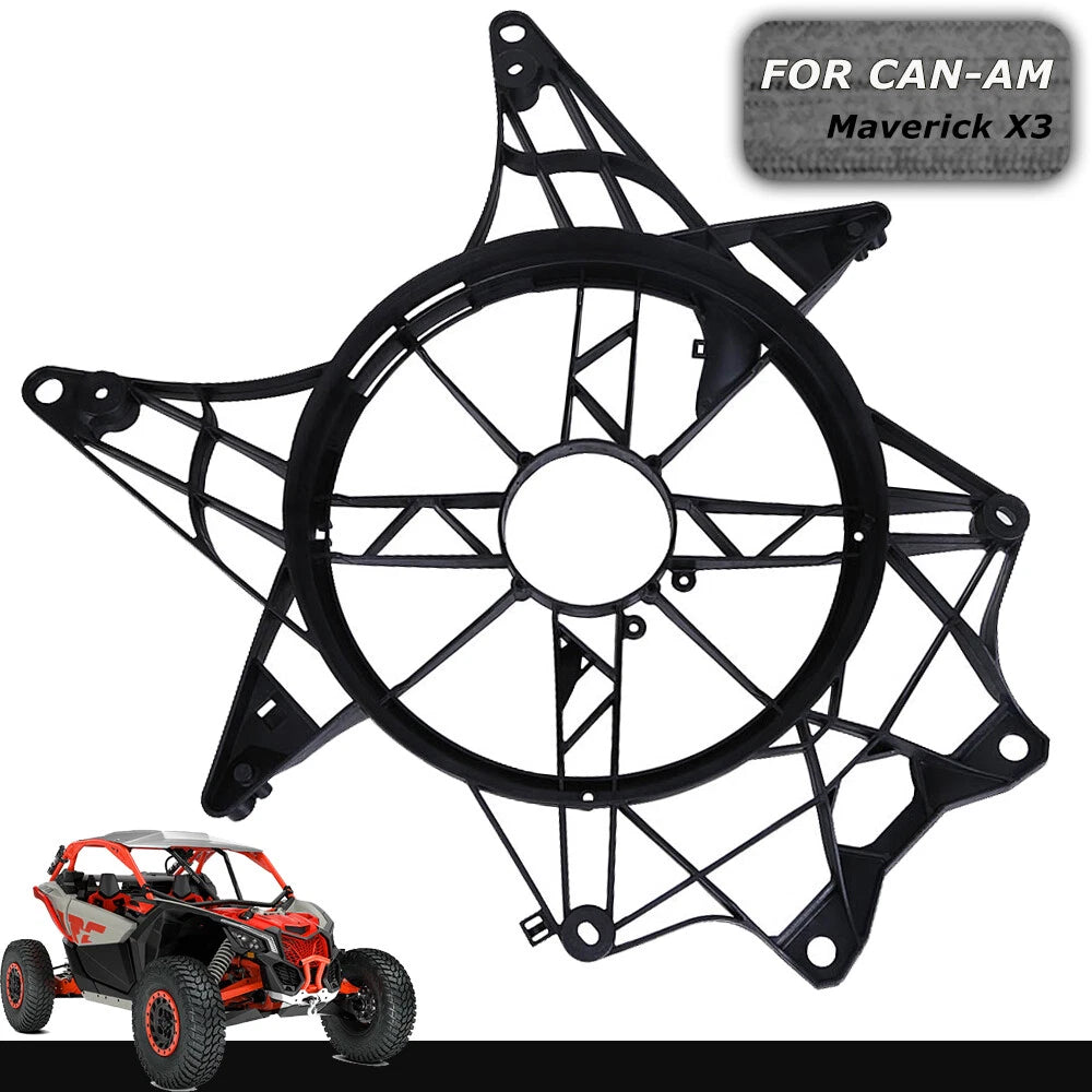 Plastic Cooling Radiator Fan Cover Assembly for Can Am Maverick X3 (2017–2025)