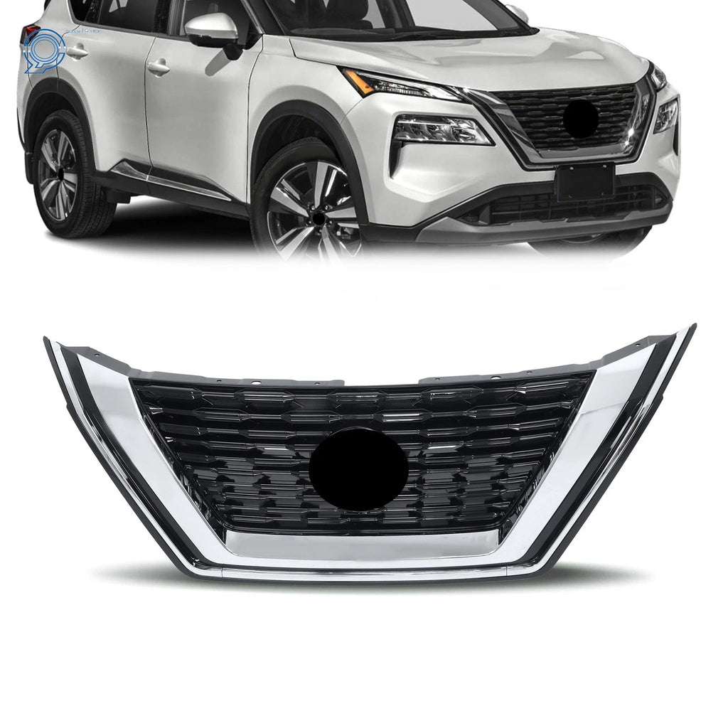 Front Upper Grille for Nissan Rogue S/SL (2021–2023)