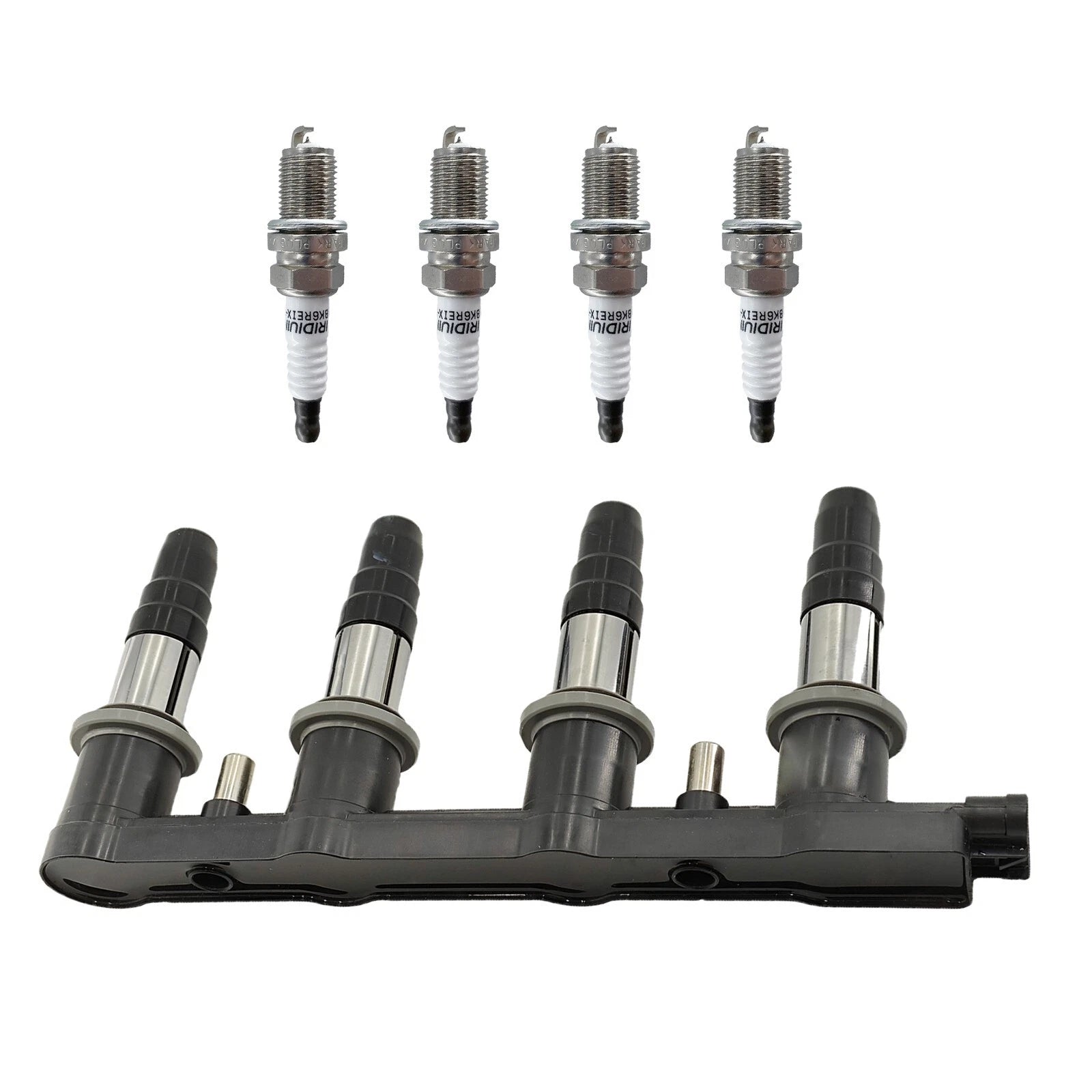 Ignition Coils + 4X Spark Plugs for Chevrolet Sonic (2012–2018) 55561655