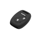 2X Black Silicone 2+1 Button Remote Key Cover Case for Honda 