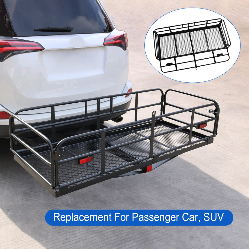 Folding Cargo Basket for Car SUV (500lbs Capacity)