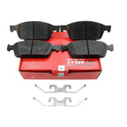 Set of 4 TRW Pro Low-Met Slotted Brake Pads for Ford Escape Lincoln MKC (2017–2019)