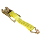 Set of 8 Ratchet Straps with J Hook 2 In x 15 Ft Heavy Duty Tie Downs