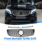 Front Upper Bumper Grille for Mercedes-Benz VITO-Class (2015–2023) Chrome