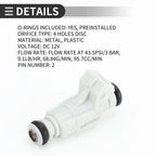 Fuel Injector No. 0309060311 for Volkswagen Gol G2 Hatchback (1996–2001)