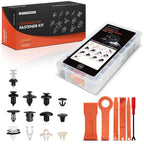130 Pcs Door Trim Bumper Clip Retainer Kit for Honda Civic 