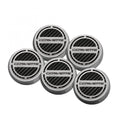 Chrome 'Corvette' Cap Covers w/Black CF Inlay for 2014-19 Corvette Z06 Automatic