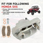 Front Right Brake Caliper w/Pads for Honda Pioneer 1000 (2016–2023)