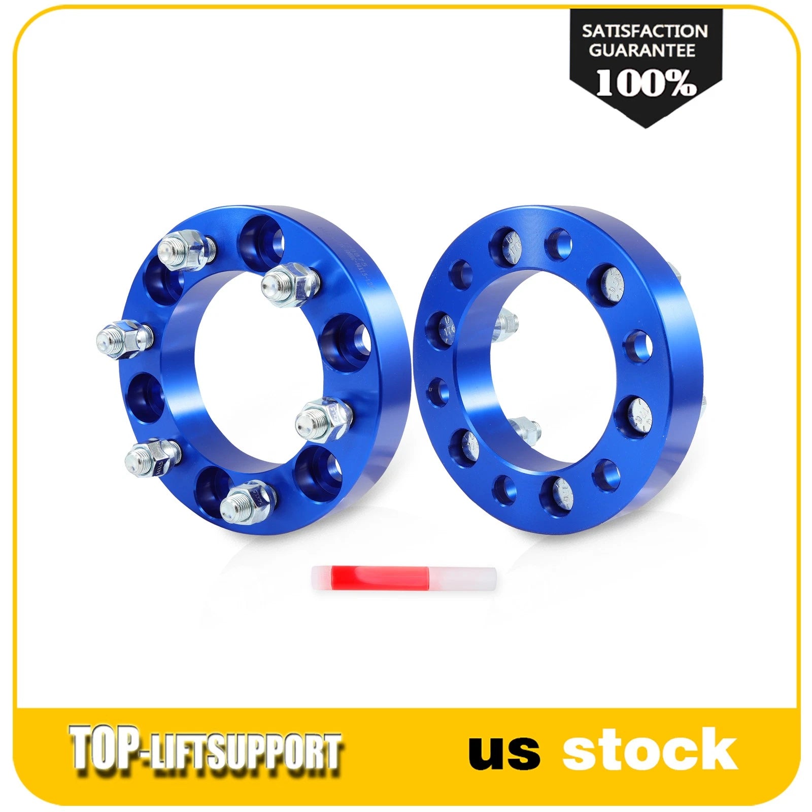 2X 1.25 Inch Wheel Adapters for Chevy to Ford (6x139.7 to 6x135)