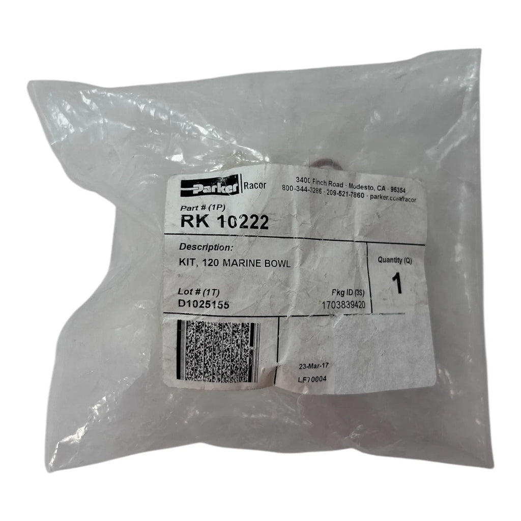 Racor RK10222 Marine Clear Bowl Kit for Parker (120)