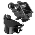 200mm Steel Narrow Bucket + Quick Hitch Coupler for Typhon Mini Excavators