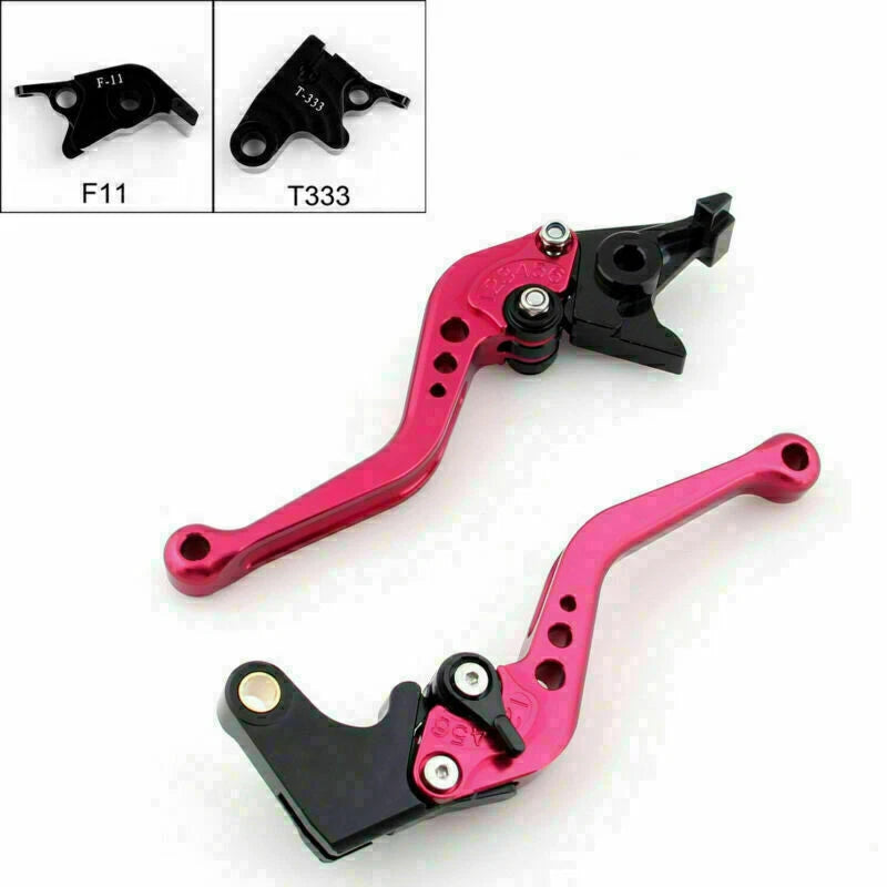 Short Brake Clutch Levers for Speed Triple Daytona 675R (2011–2014) Red T9