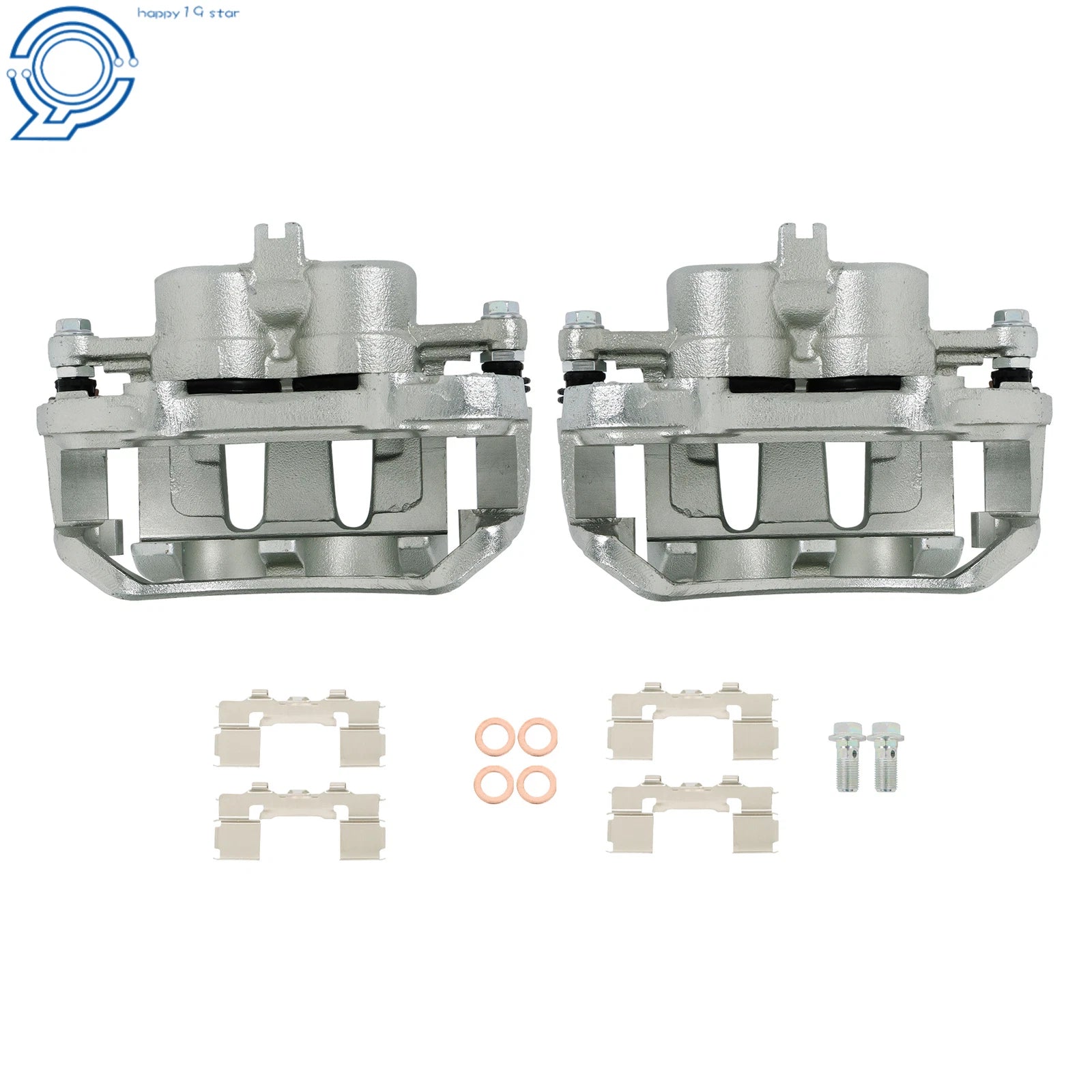 2X Brake Calipers for Nissan Frontier (1998–2004) 4WD Front Left & Right