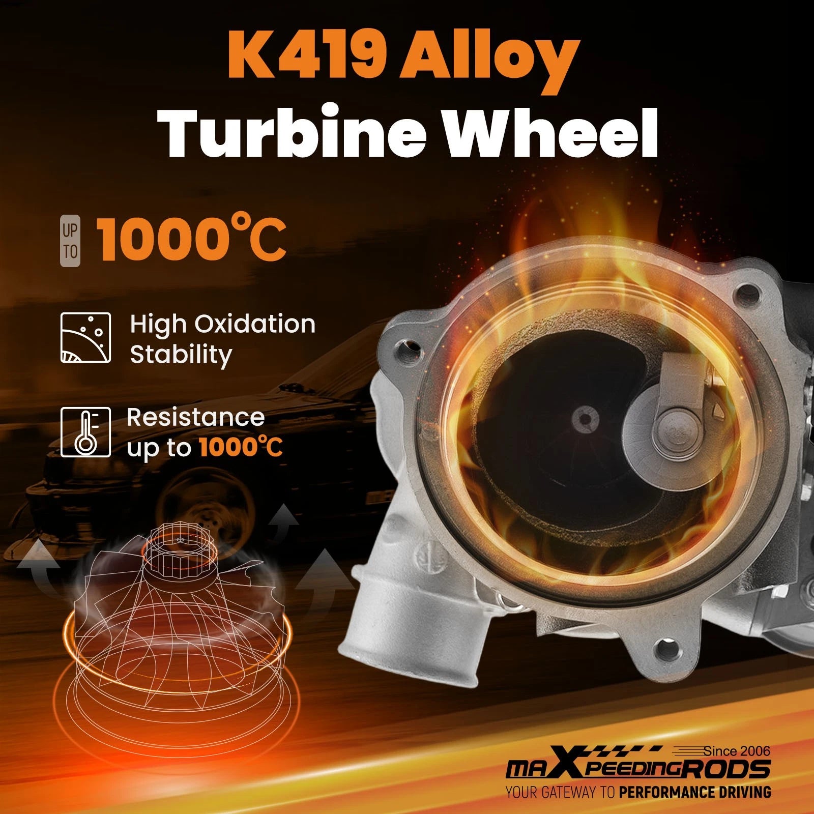 Billet Turbocharger for Range Rover Evoque 2.0L (2014–2017)