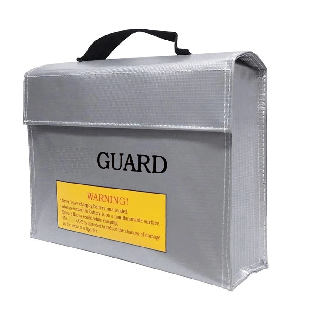 Silver Lithium Battery Charging and Storage Bag for Automotive