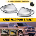 LH RH mirror turn signal puddle light indicator for Ram 1500 2500 (2009–2014)
