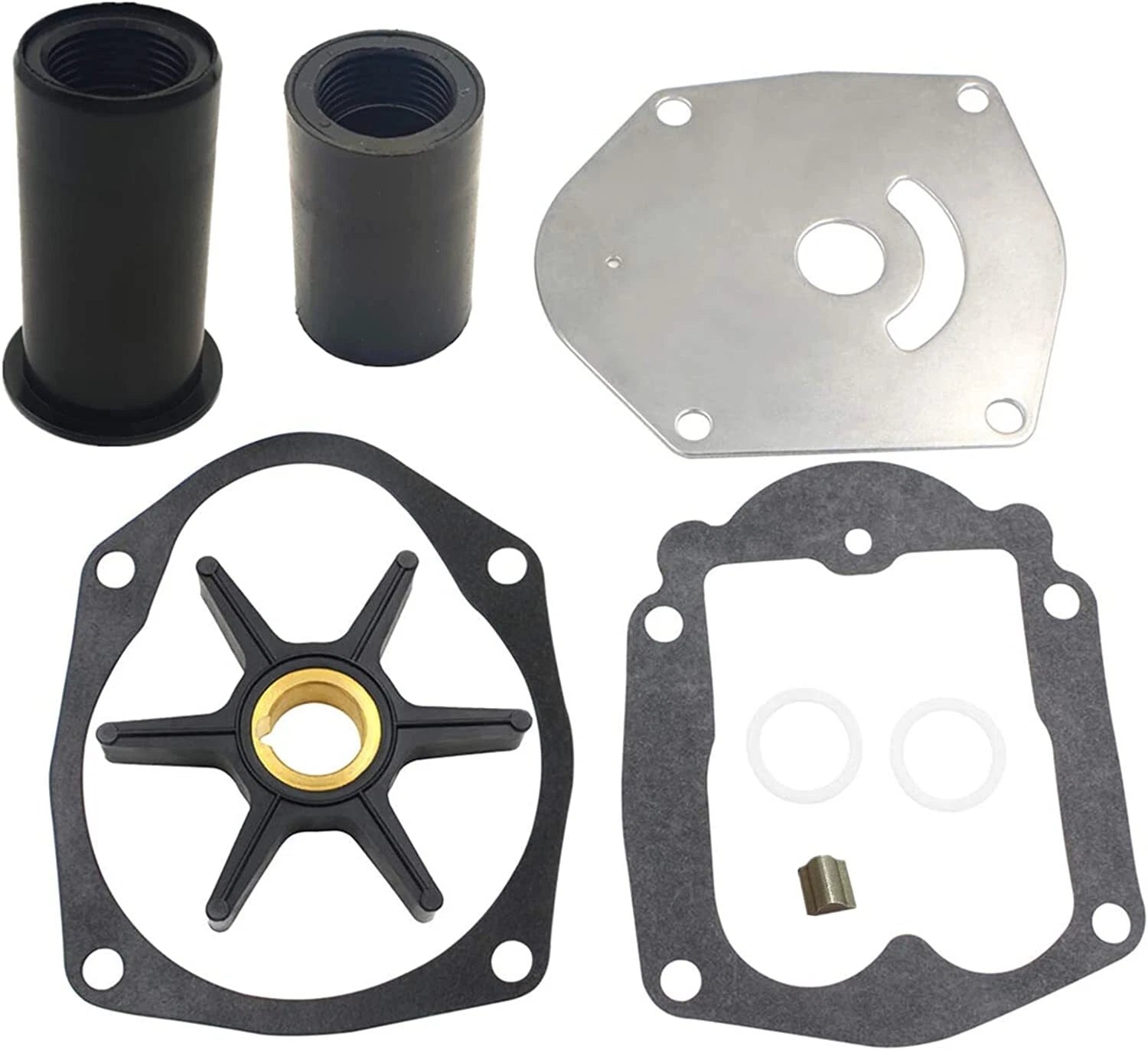 Water Pump Impeller Repair Kit for Mercury Outboards 25-50HP (821354A2)