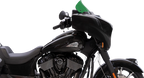 Klock Werks Kolor Flare Windshield 10" Green for Harley Davidson (2014–2023) KWW-04-0639