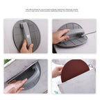9 Inch Sandpaper Holder for Tight Spaces (SEMI Circle Shape Design)