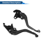 Adjustable Short Brake Clutch Levers for Honda VFR750 (1991–1997) Black 1 Pair