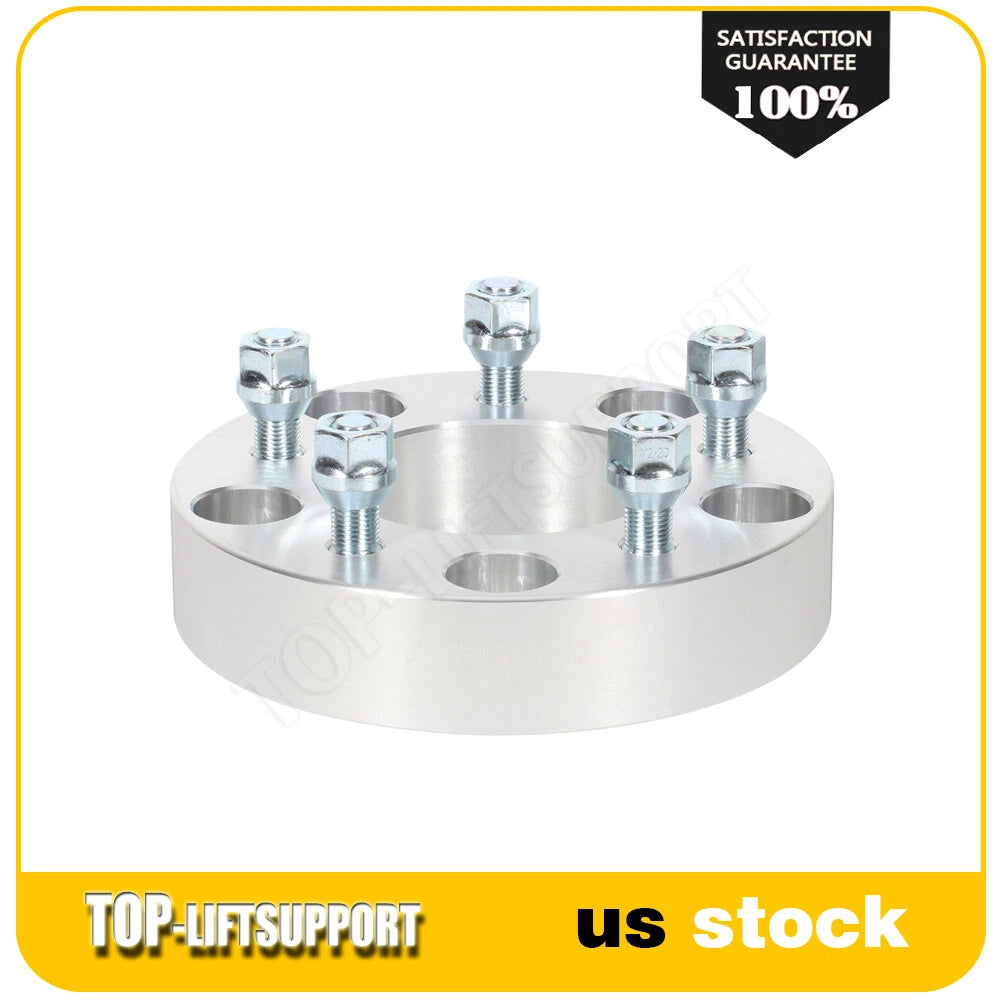 Set of 4 Wheel Adapters 5x5.5 to 5x5 for Dodge Ram 1500, Ford F-150, Bronco