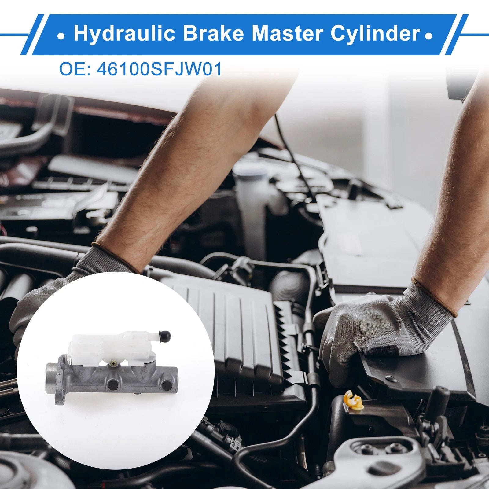 Brake Master Cylinder with Reservoir No. 46100SFJW01 for Honda Odyssey (2005–2008)