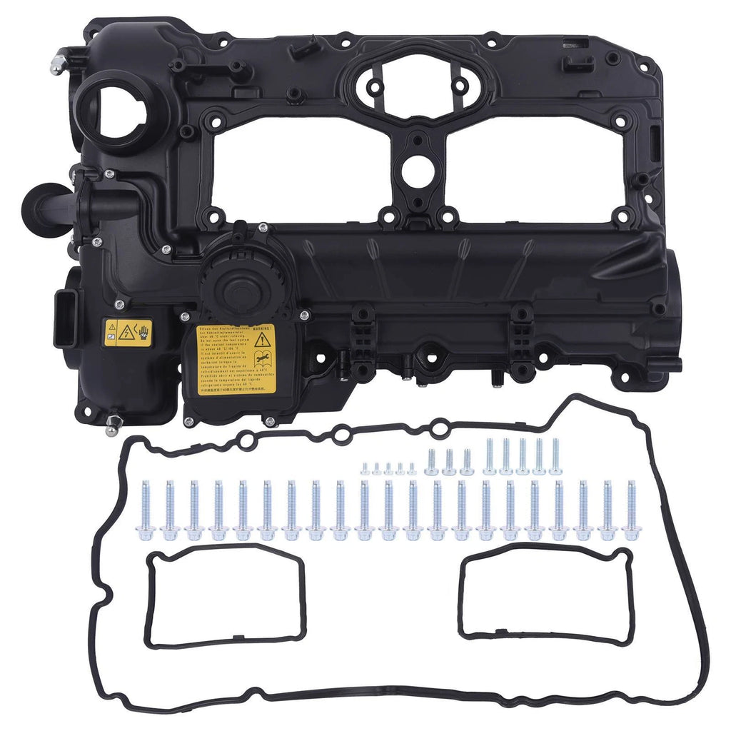 Black Aluminum Engine Valve Cover for BMW X3 X4 X5 Z4 (2013–2018)