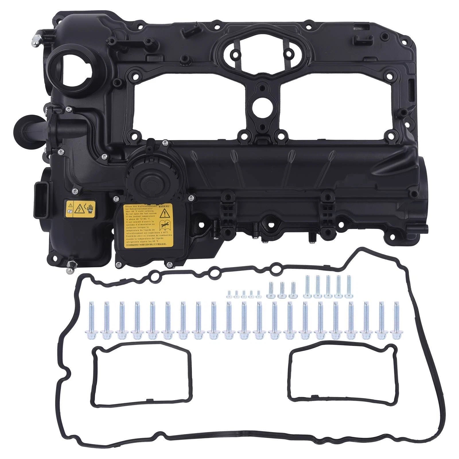 Black Aluminum Engine Valve Cover for BMW X3 X4 X5 Z4 (2013–2018)