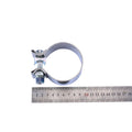 Set of 6 T409 Stainless Steel 2.5” Narrow Band Exhaust Clamps