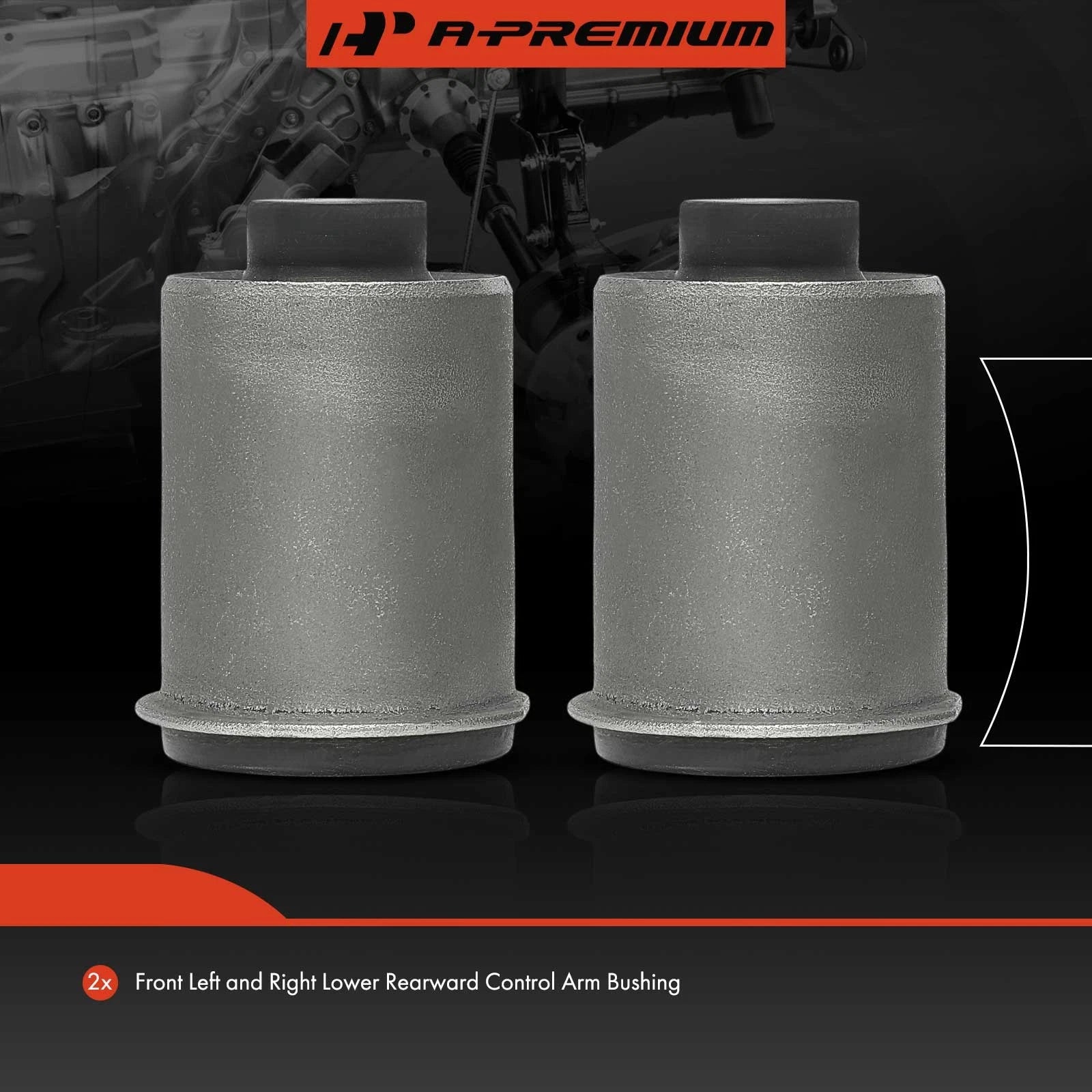 2X Front Lower Rearward Control Arm Bushing for Chevrolet Colorado (2004-2012)