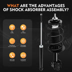 Set of 4 Front Quick Complete Strut Rear Shocks for Toyota Yaris (2006–2011)
