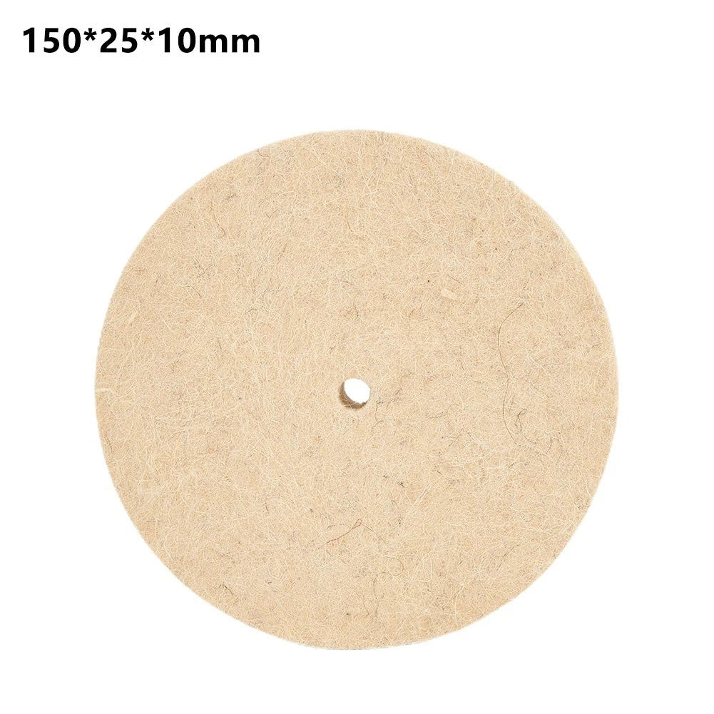 25mm Wool Felt Polishing Buffing Wheel Disc Pad for Automotive Use