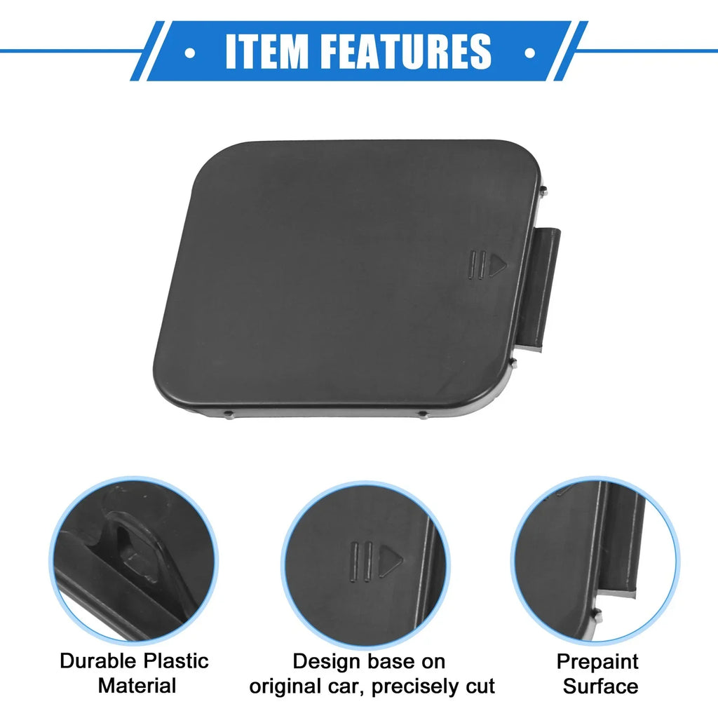 Rear Bumper Tow Hook Eye Hole Cover for Mercedes-Benz W220 S500 (2003-2005)