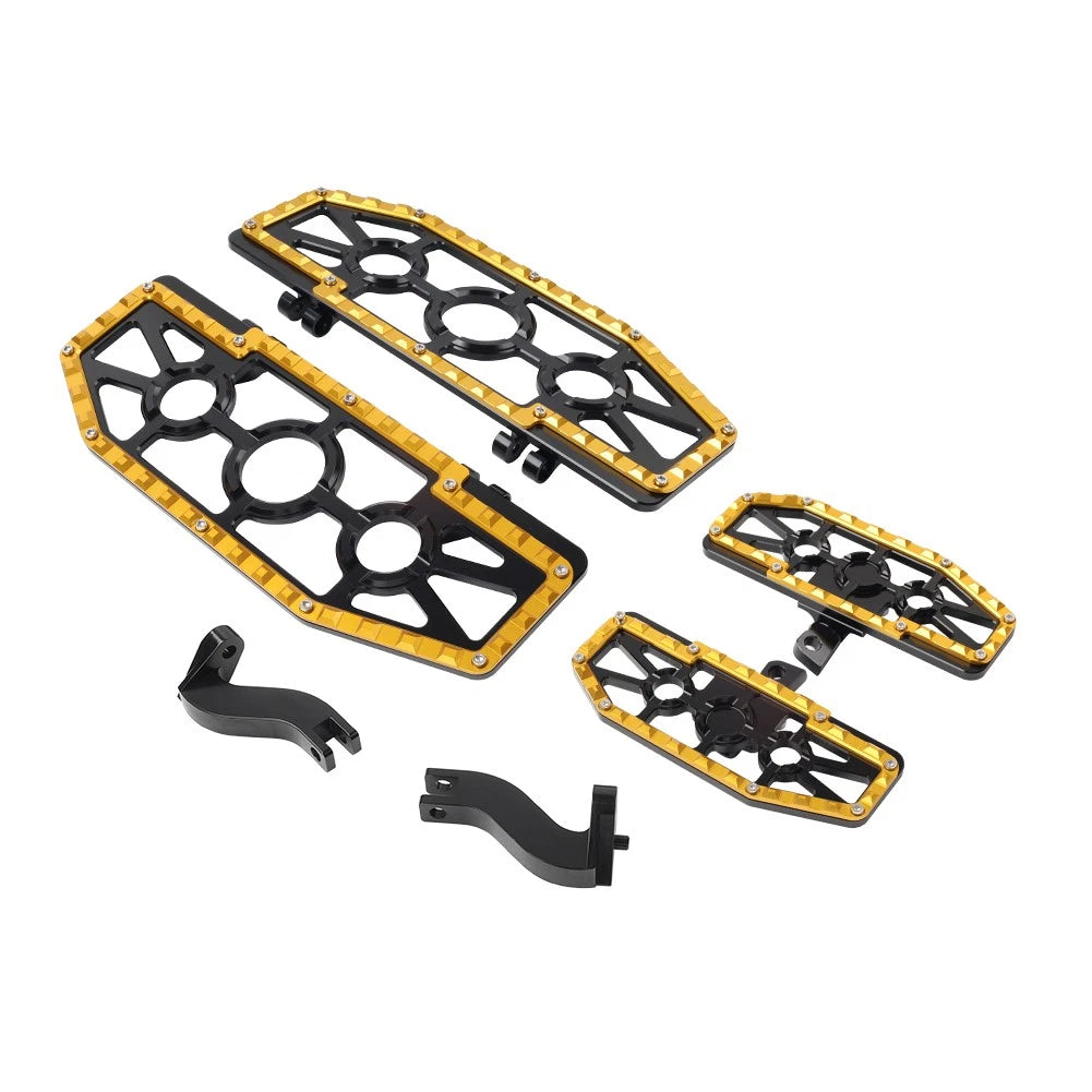 Front Floorboard + Rear FootPeg Mounts Kit for Harley Touring (1993–2023)