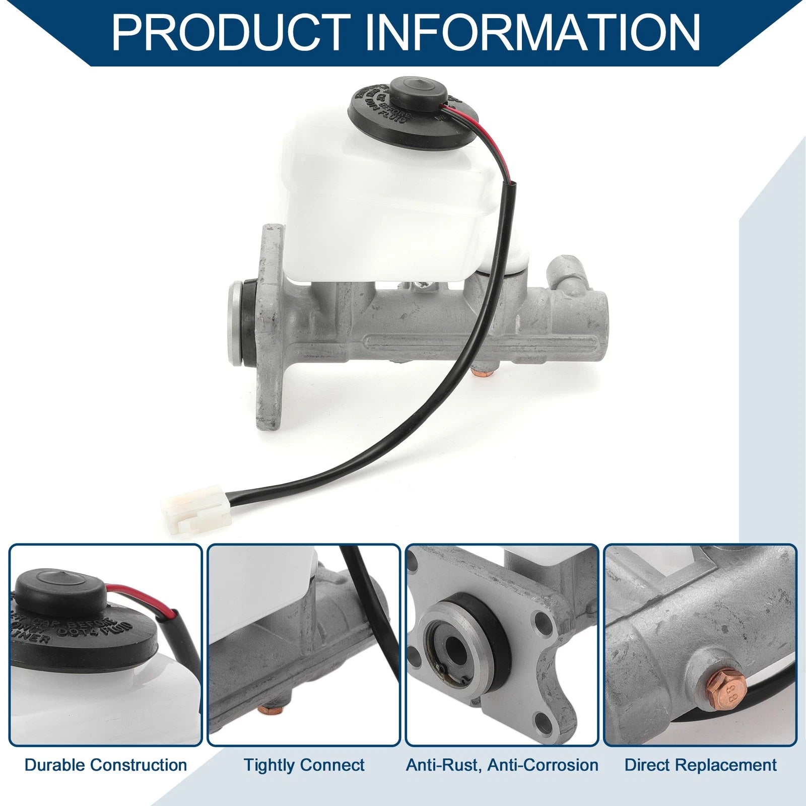 Brake Master Cylinder Reservoir No. 472013D060 for Toyota Hilux Pickup (1988–1997)