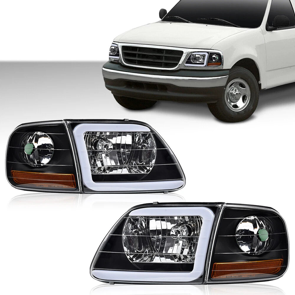 LED DRL Headlights and Corner Lights for Ford F150, Expedition (1997–2003)