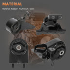 Engine Motor & Trans Mount Set of 4 for Mazda Protege (1999–2003)