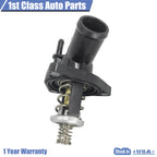 Water Pump Outlet + Thermostat for Cadillac Escalade, Chevy Tahoe, GMC Yukon (2014–2019)