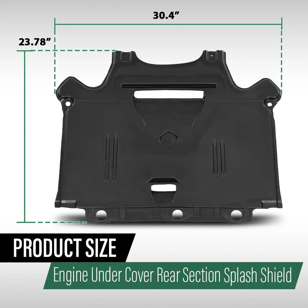 Rear Engine Splash Shield for Audi A4, Q5 (2009–2017)