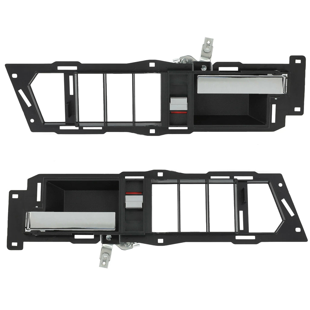 Set of 2 Interior Door Handles for Chevrolet GMC C1500 K1500 (1988–1994) Chrome