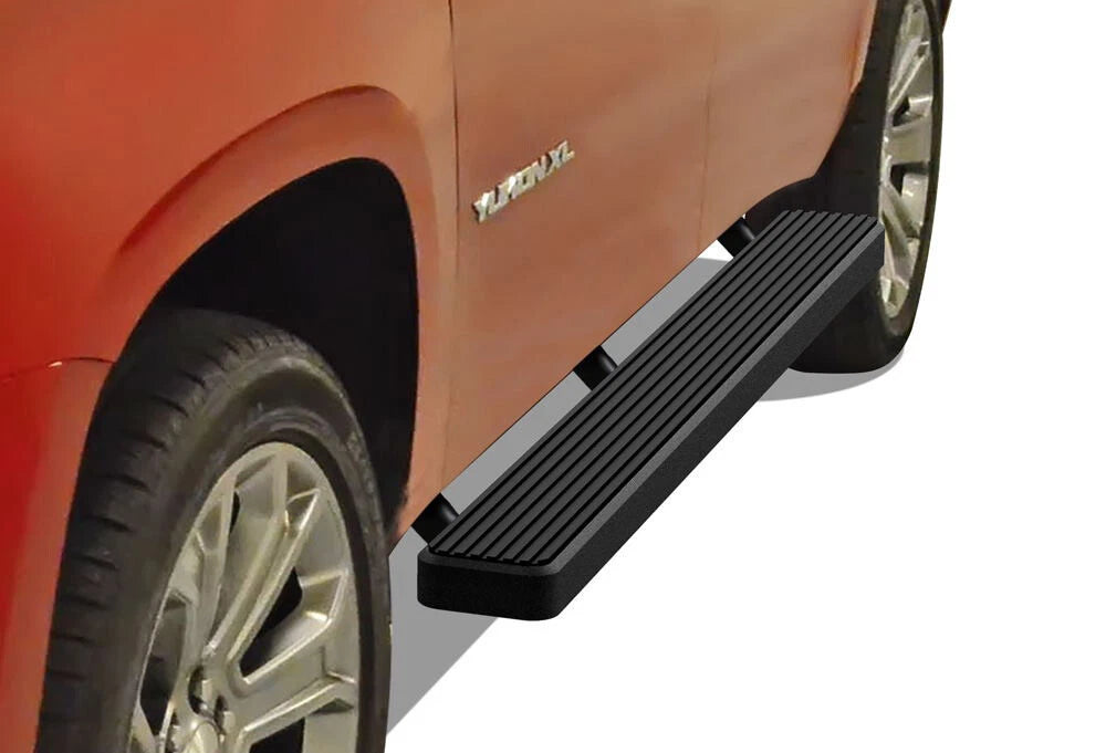 iBoard Black Steel 5in Side Step for Chevy Avalanche Suburban GMC Yukon XL (2000–2020)
