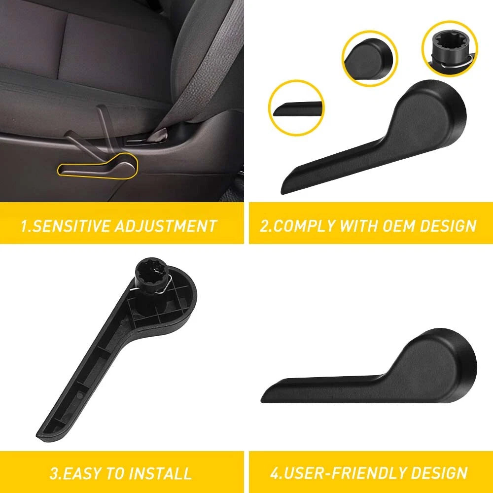 Pair Seat Recliner Handle Levers for Chevrolet GMC Silverado 1500 2500 3500 (2007–2013)