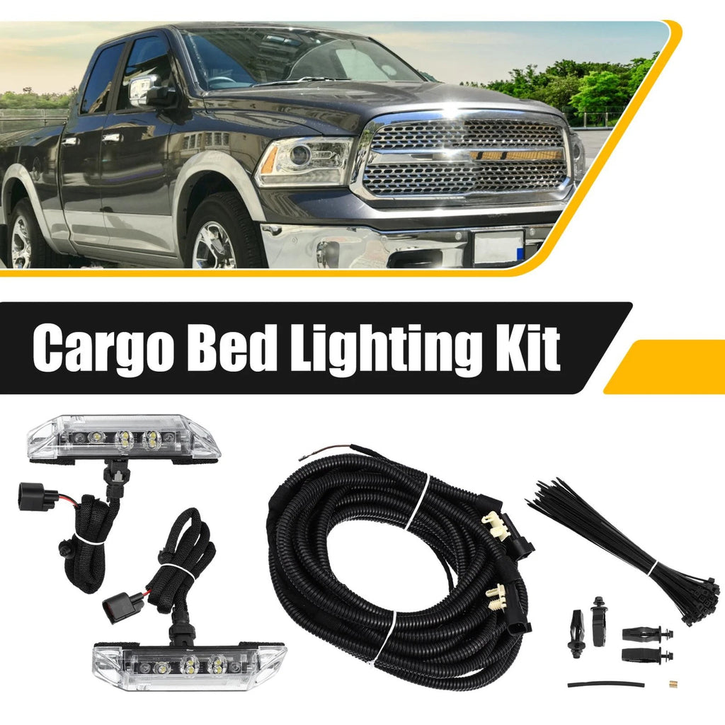 Set of 2 LED Cargo Bed Light Kit for Dodge Ram 1500 2500 3500 (2010–2023) 82214870AB