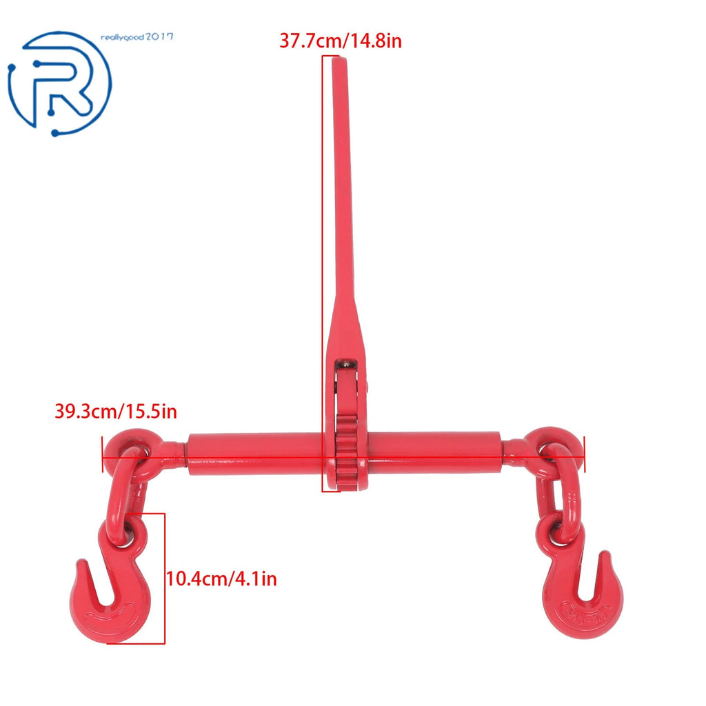 Set of 2 Chain Load Binders for Trucks (5/16"-3/8", 5400lbs WLL)