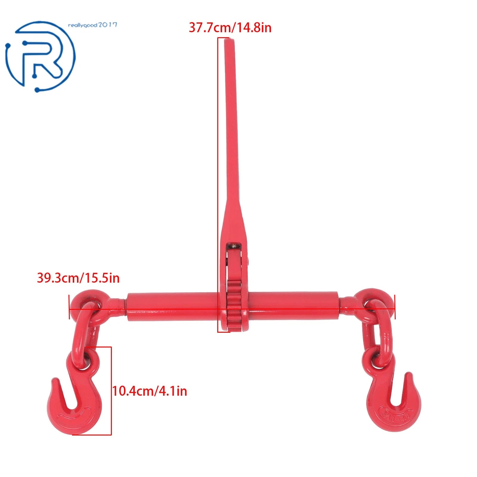 Set of 2 Chain Load Binders for Trucks (5/16"-3/8", 5400lbs WLL)