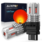 2X Red LED Brake Stop Turn Signal Tail Light Bulbs 3157 3156 3457 4157