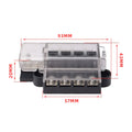 4-Way 12V-32V Car Electrical Fuse Box Circuit Breaker Blade Fuse Kit (N/A)