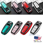 Soft TPU Smart Key Fob Holder (2-Pack) for Audi A3 A6 Q7 e-Tron (2016–2024)