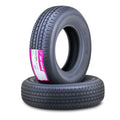 Set of 2 ST215/75R14 Trailer Tires 8PR LR D with Scuff Guard